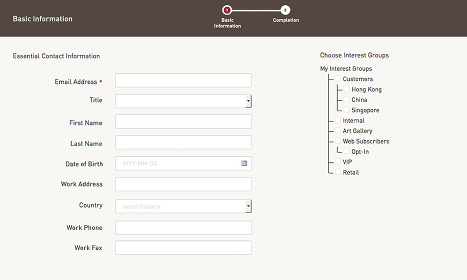 SendSmith Segmentation of Contacts